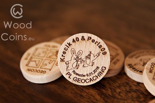 wood geocoins - xwg, cwg, pwg